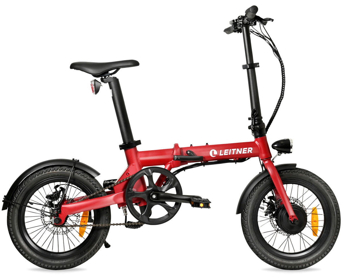 lightest electric folding bicycle FUTURO Foldable Lightweight Bike ElectricGOBIKE perfect for subway XP Lite 2.0 Lectric Blue