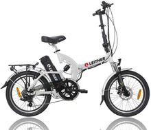 Load image into Gallery viewer, Folding Electric Bike Leitner SuperT White