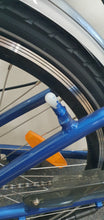 Load image into Gallery viewer, Discounted 26" Step-Over Ebike | Leitner Berlin Cruiser BLUE with 10Ah battery | Minor scratches, odo 11km, 6 months warranty