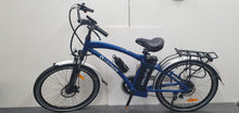 Load image into Gallery viewer, Discounted 26" Step-Over Ebike | Leitner Berlin Cruiser BLUE with 10Ah battery | Minor scratches, odo 11km, 6 months warranty