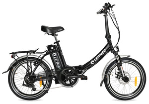 Discounted 20" Step-Thru Folding Ebike  | Leitner Libelle | Black 10Ah battery - 4km on odo, minor scratch on crank arms