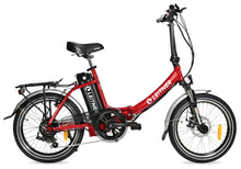 Load image into Gallery viewer, Discounted 20&quot; Step-Thru Folding Ebike  | Leitner Libelle | Black 10Ah battery - 4km on odo, minor scratch on crank arms