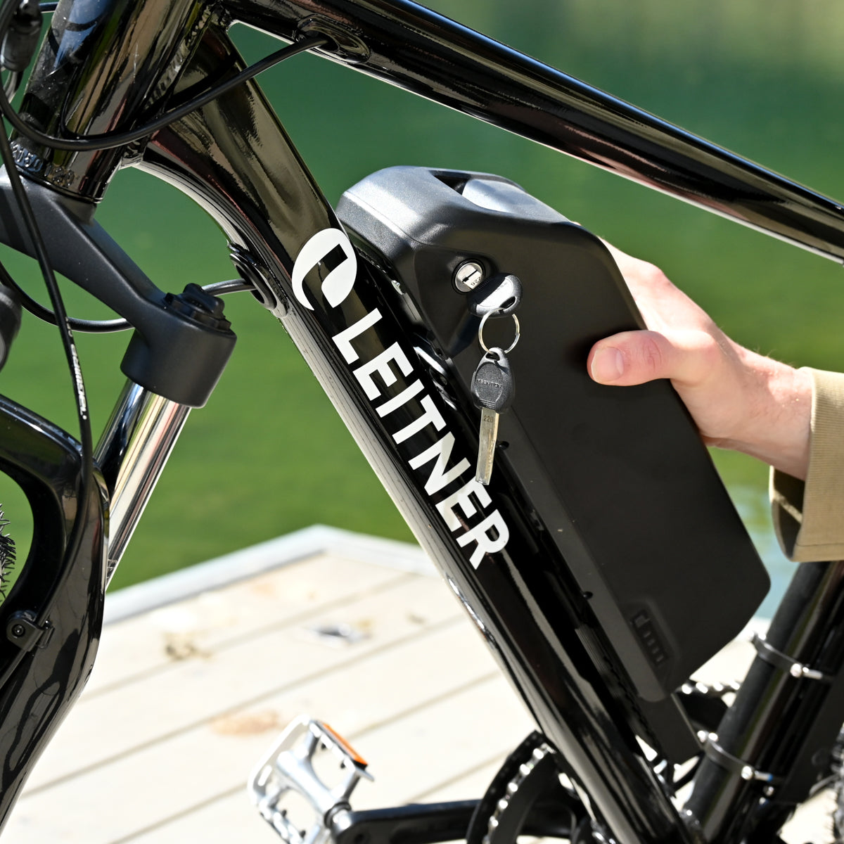 Leitner Electric Fat Bike High Power battery, detail