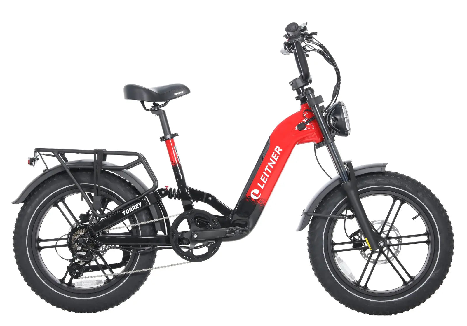 Leitner Torrey electric bike in red