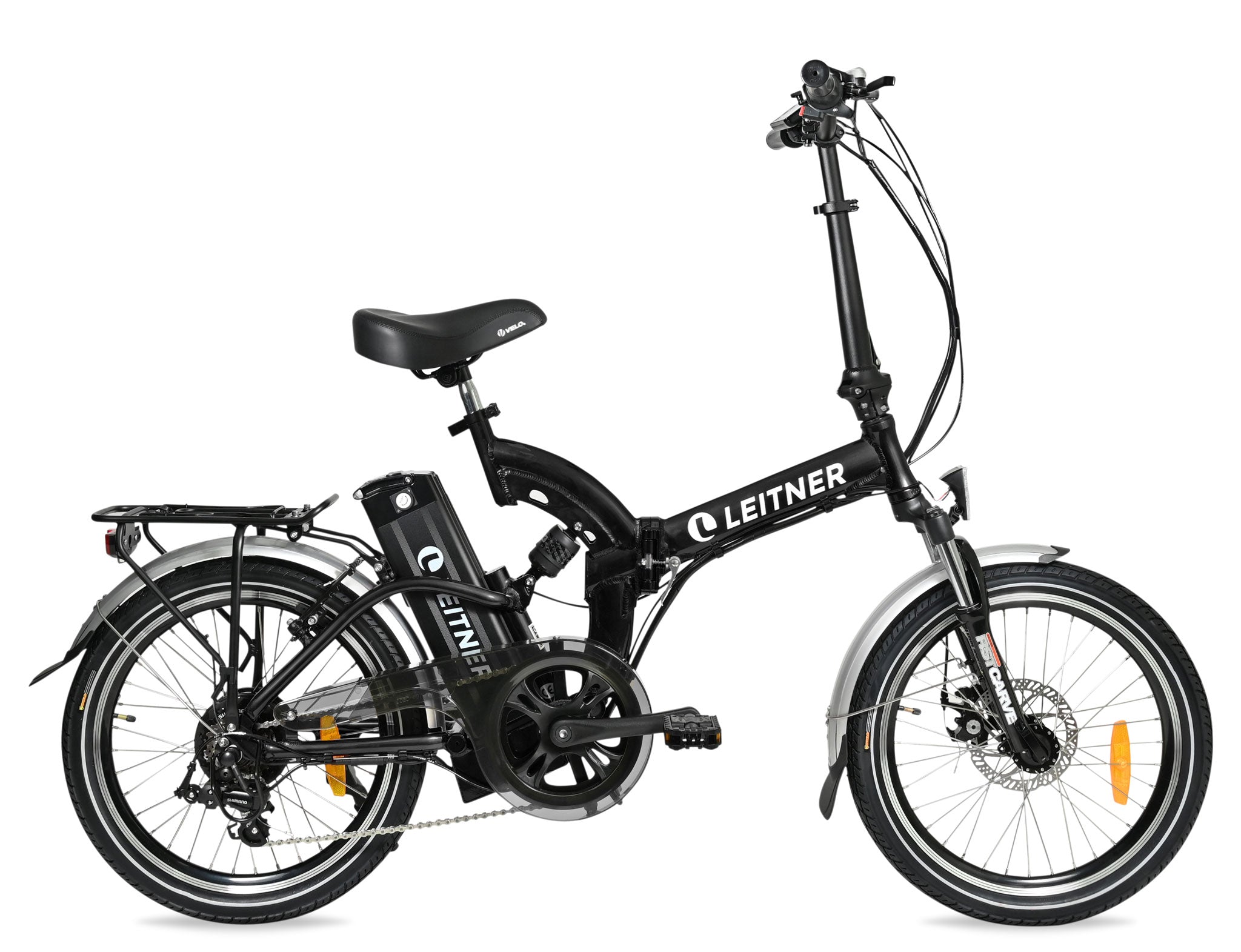 Leitner SuperT folding e-bike in black