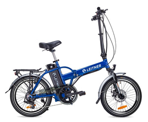 Discounted 20" Step-Over Folding Ebike | Leitner Tirol in RED with 10Ah battery - minor scratches, 2km on odo
