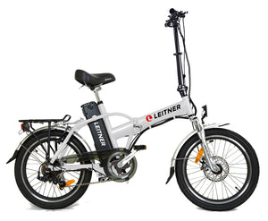 Discounted 20" Step-Over Folding Ebike | Leitner Tirol in RED with 10Ah battery - minor scratches, 2km on odo
