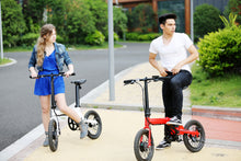 Load image into Gallery viewer, Leight-Weight-Folding-Electric-Bike 