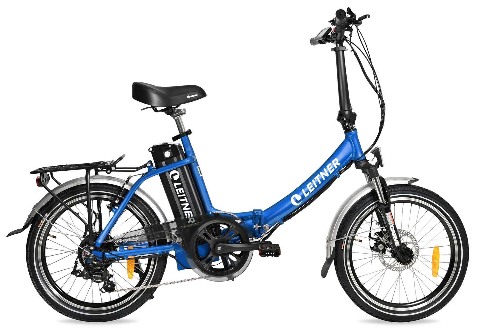 Leitner Libelle folding e-bike in blue
