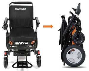 Light-Weight Folding Electric Wheelchair Leitner BILLI