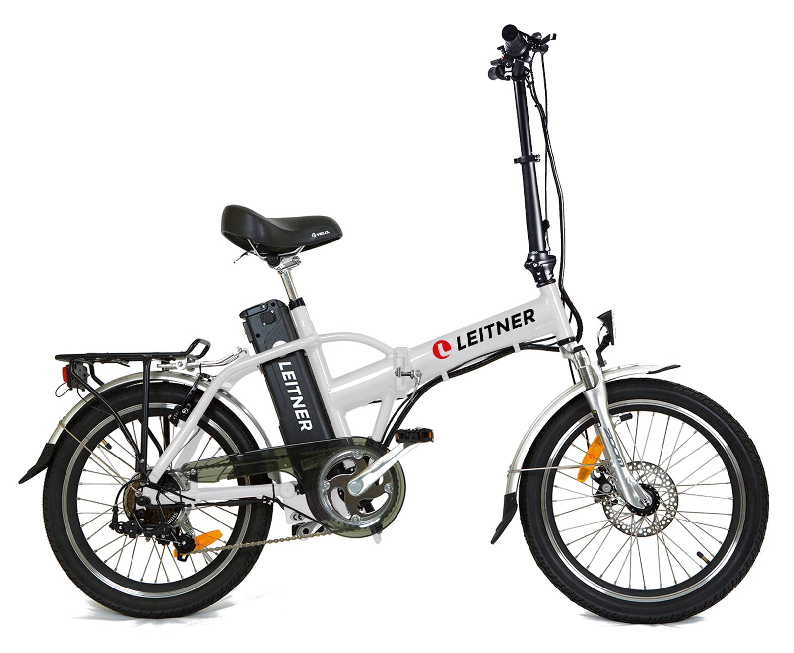 Leitner Tirol folding e-bike in white