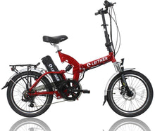 Load image into Gallery viewer, Folding Electric Bike Leitner SuperT Red
